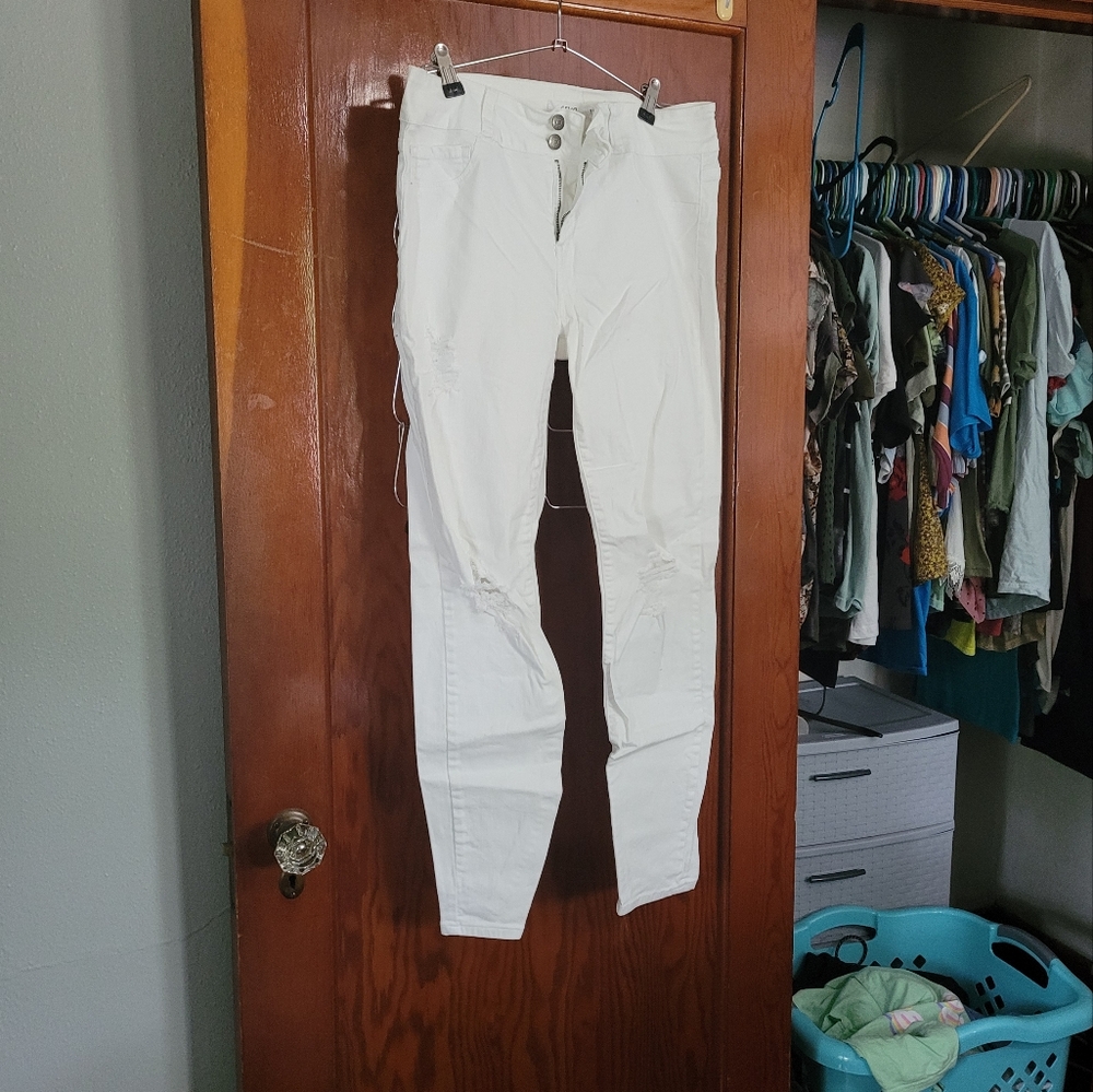 Cello Distressed Skinny Jeans